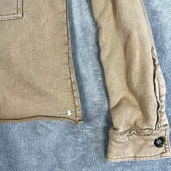 Pilcro Anthropologie Women's XS Button Layer Top Shacket Barn - Picture 4 of 10